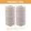 2 Rouleaux De Fil De Coton Pour Boucherie Cuisine 3