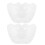 2Pcs Ingot Shaped Fruit Growth Molds Transparent PP Gardening Tool Set 2