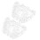 2Pcs Ingot Shaped Fruit Growth Molds Transparent PP Gardening Tool Set 4