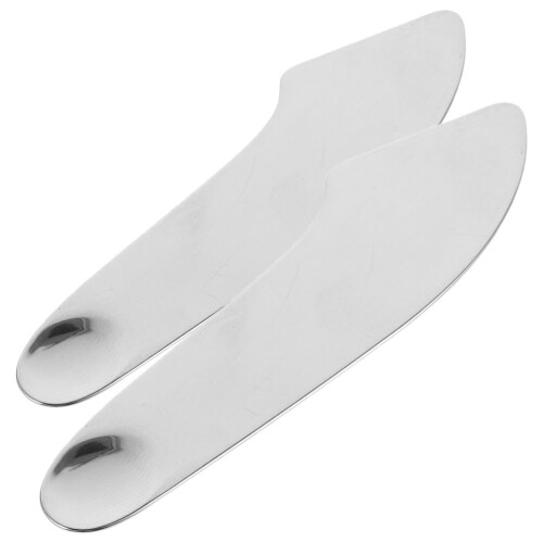 2Pcs Ferramenta De Gua Sha Aço Inoxidável Para E