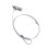 Password Bike Lock 4-Chiffres En Acier Pour Accessoire 1