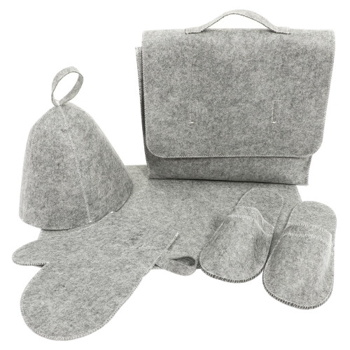 Conjunto De Chapéu, E Esteira De Sauna