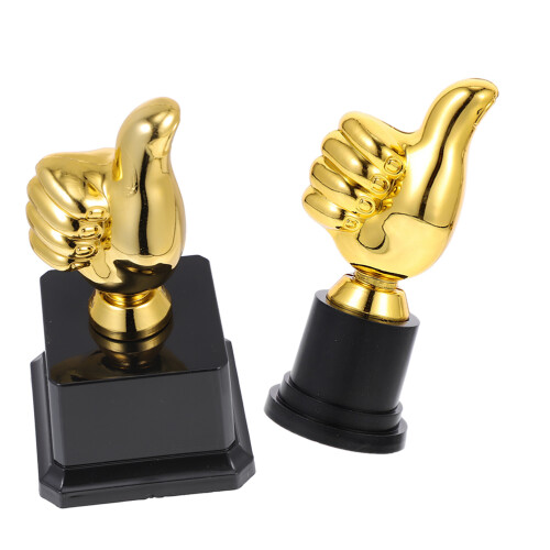 2 Unidades De Troféu De Polegar Para Corrida