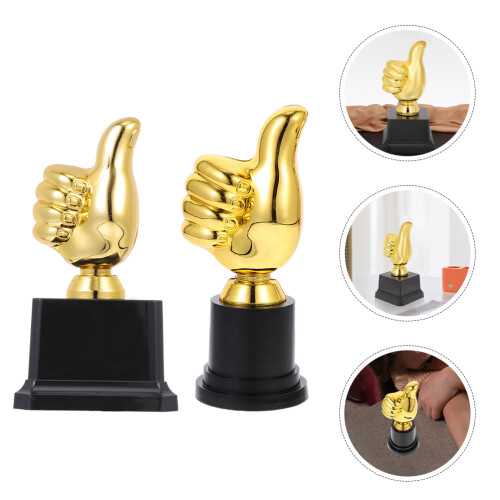 2 Unidades De Troféu De Polegar Para Corrida 2