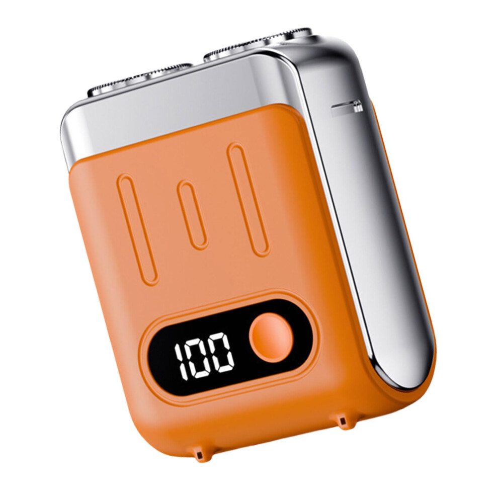 Small Electric Shaver For Men Rechargeable Quiet Operation Digital Indicators Compact Travel Size