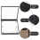 1Compacte Draagbare LED Spiegel Met Stijlvolle Zwarte Afwerking 11