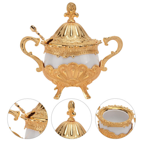 1 Botella Decorativa Para Con Dibujo De Dorado 1