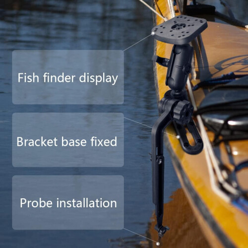 Kayak Transducer Mounting Arm Adjustable Universal Marine Electronics Mount Base Adapter For Fish Finder 1