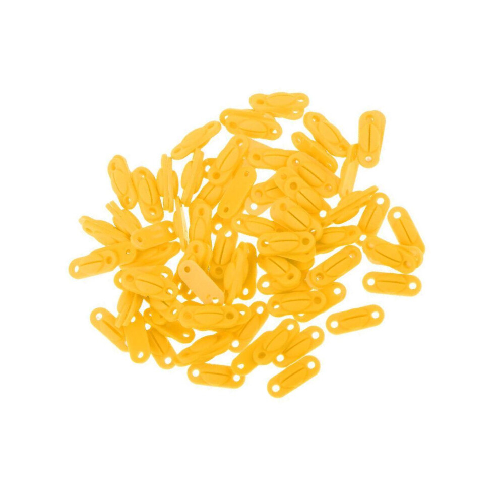 (Yellow, S) 100 Pcs Badminton Racket Racquet Grommets Eyelets String Accessory S-image-OPC-PM8JNKF-NEW