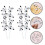 16 Pezzi Forchettine Frutta Panda Decorative Per Bambini 5