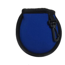 Aluminium Wire Golf Ball Cleaner Pouch With Clip Blue Golf Ball Washer Pocket Protective Cover Bag For Golf Course