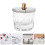 Manicure Nail Dish, Coppetta Liquido Unghie In Con 3
