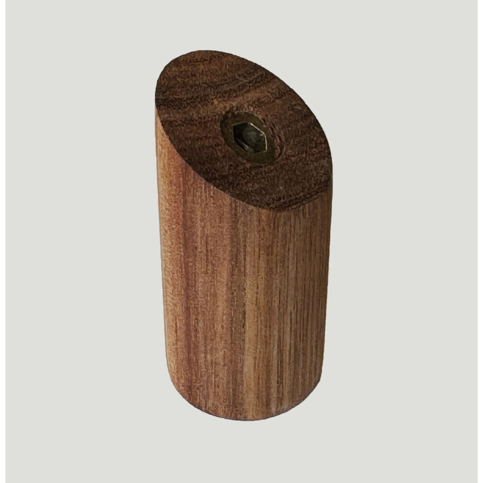 Set Of 6 Wooden Clothes Hooks (Coat Rack), Acacia 8719762681663