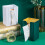 2Stk Kreativer Wand Tissue Storage Box Grün Ps 3