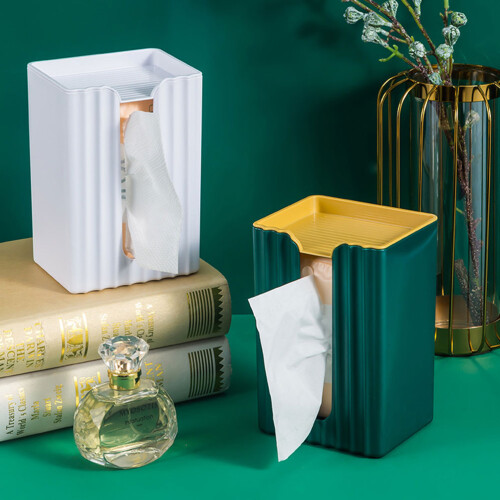 2Stk Kreativer Wand Tissue Storage Box Grün Ps 2