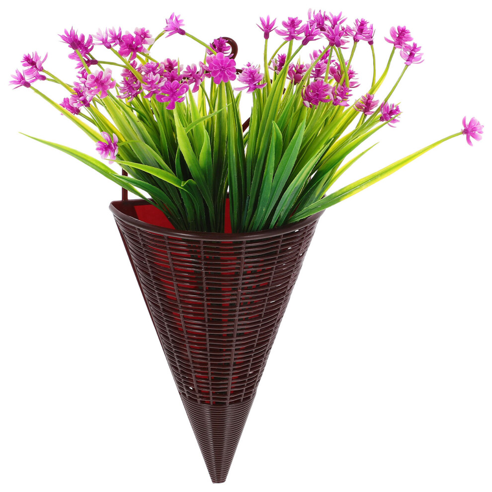 1 Sztuka WisząCy Kosz Kwiaty Drzwiowy Sztuczne Realistyczne Kwiaty-image