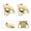 10 Pezzi Anello Spengicandela in Metallo 11