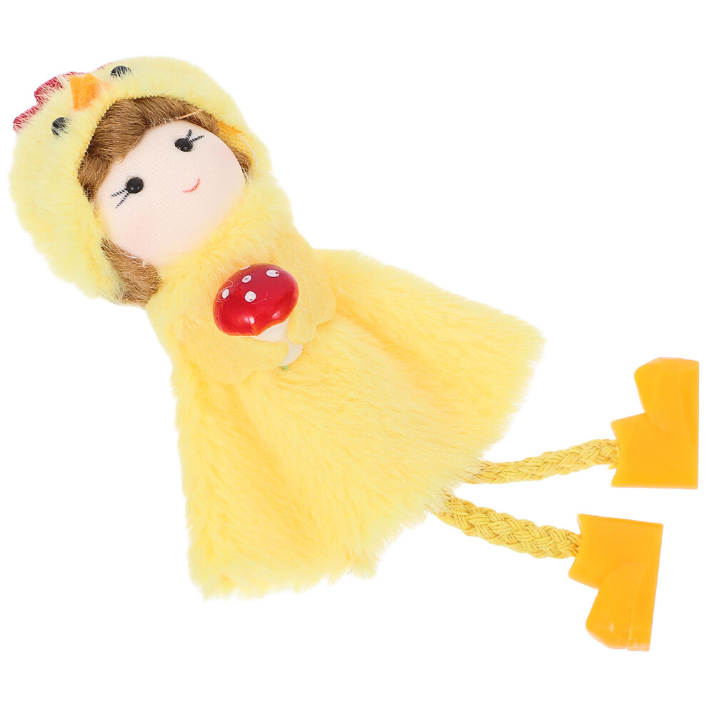 Dziewczynka Pluszowa Wisiorek Dekoracja-image