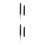 2 Pezzi Per Nail Art In Legno 6mm 10