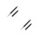 2 Pezzi Per Nail Art In Legno 6mm 8