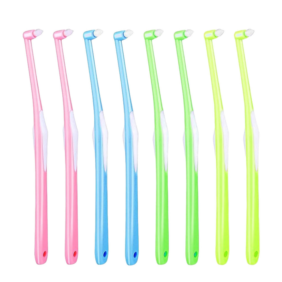 8pieces Single Toothbrush Gum Brush For Sensitive Gums And Teeth