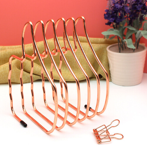 2Stk Elegante Roségold Buchstützen Aus Robustem Für 1