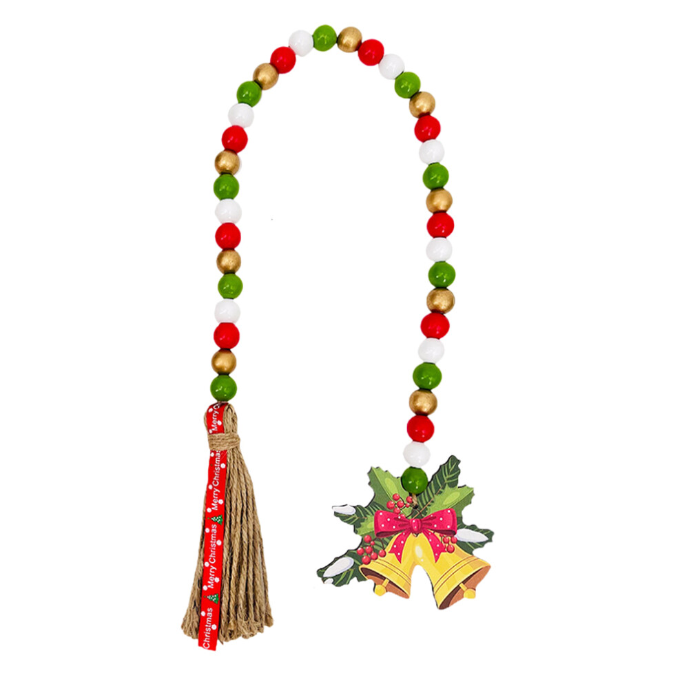 WisząCy Medalik Z Drewnianymi Kulkami, Ozdoba Choinkowa-image