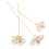 3Pcs White Wooden Aroma Sticks Decorative Incense Diffuser Flowers 1