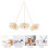 3Pcs White Wooden Aroma Sticks Decorative Incense Diffuser Flowers 9