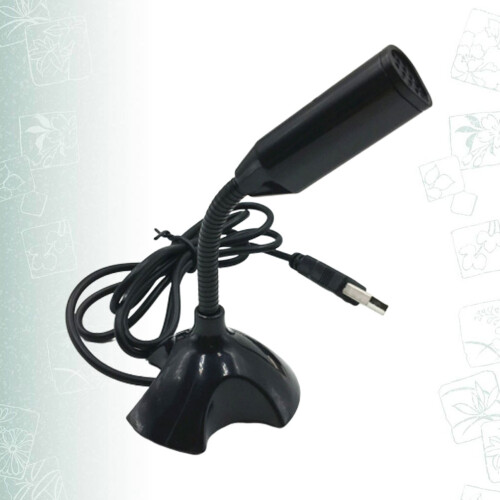 Przenośny Mikrofon USB Do Komputera Czarny 2