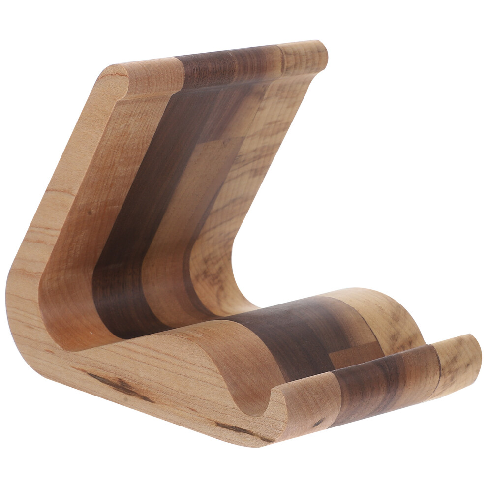 Stojak Na Tablet Drewniany PrzenośNy Dla Telefonu KomóRkowego-image