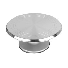 12 Caliowy Krążek Obrotowy Z Aluminium Przeciwwślizgowy Srebrny