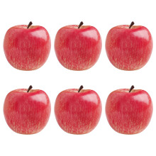 6St Vervaardigde Realistische Appelsals Slaapkamer Ornament
