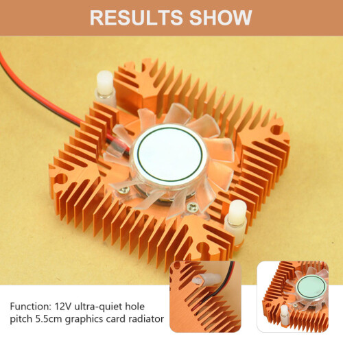 Gpu Wentylator Chłodzący 12V 5,5 Cm Do Karty Graficznej 1