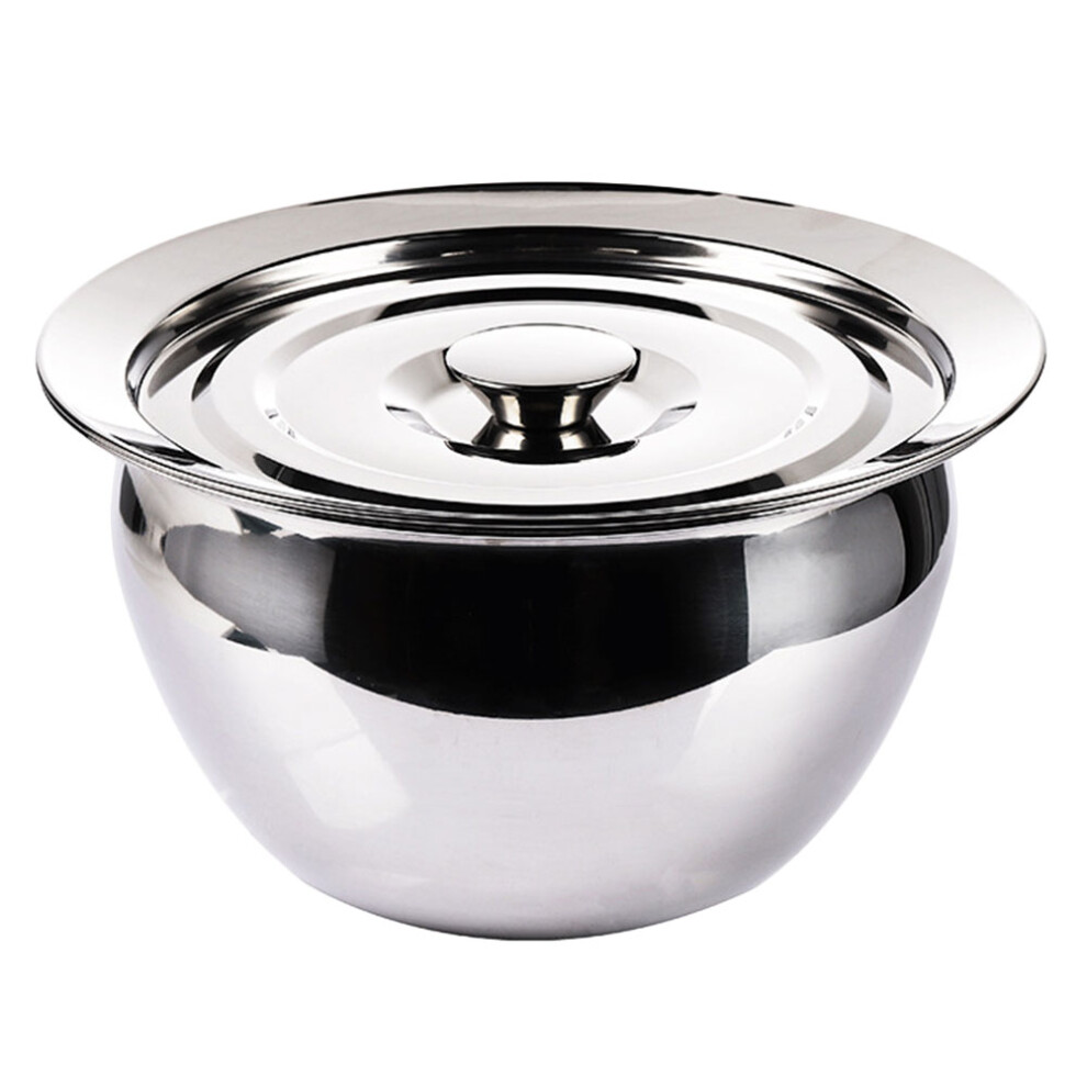 Miska Stali Nierdzewnej Z Pokrywką Do Gotowania I Pieczenia-image