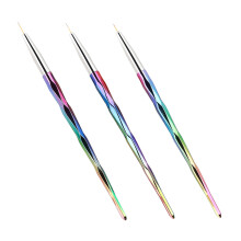 3 Sztuki Narzędzia Do Dekoracji Paznokci, Wytrzymałe Pióra Do Manicure