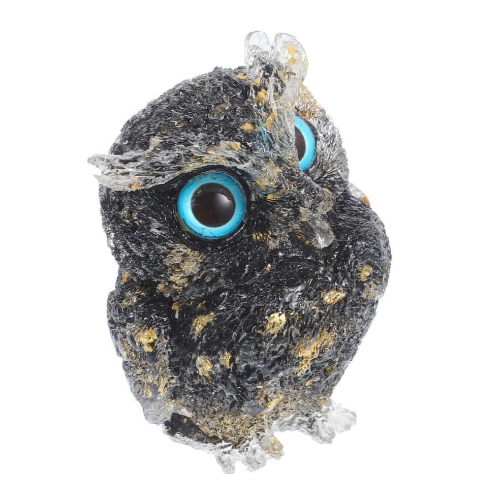 4 Sztuki Figurka Puszczyka Urocza Dekoracja Do Domu Biurka StołU-image