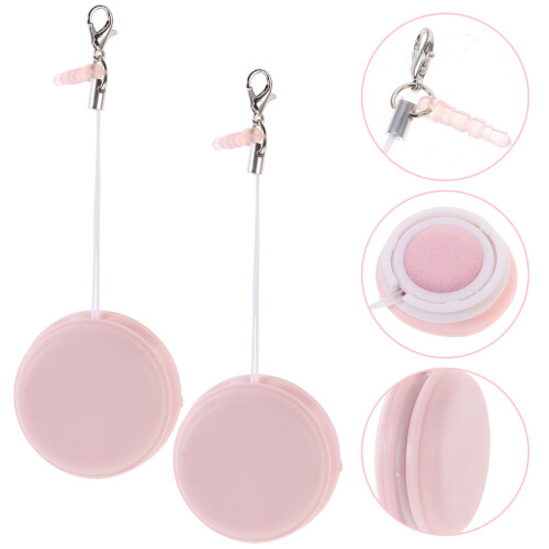 2Pcs Macaron Limpa Tela De E Lentes De Câmera 1