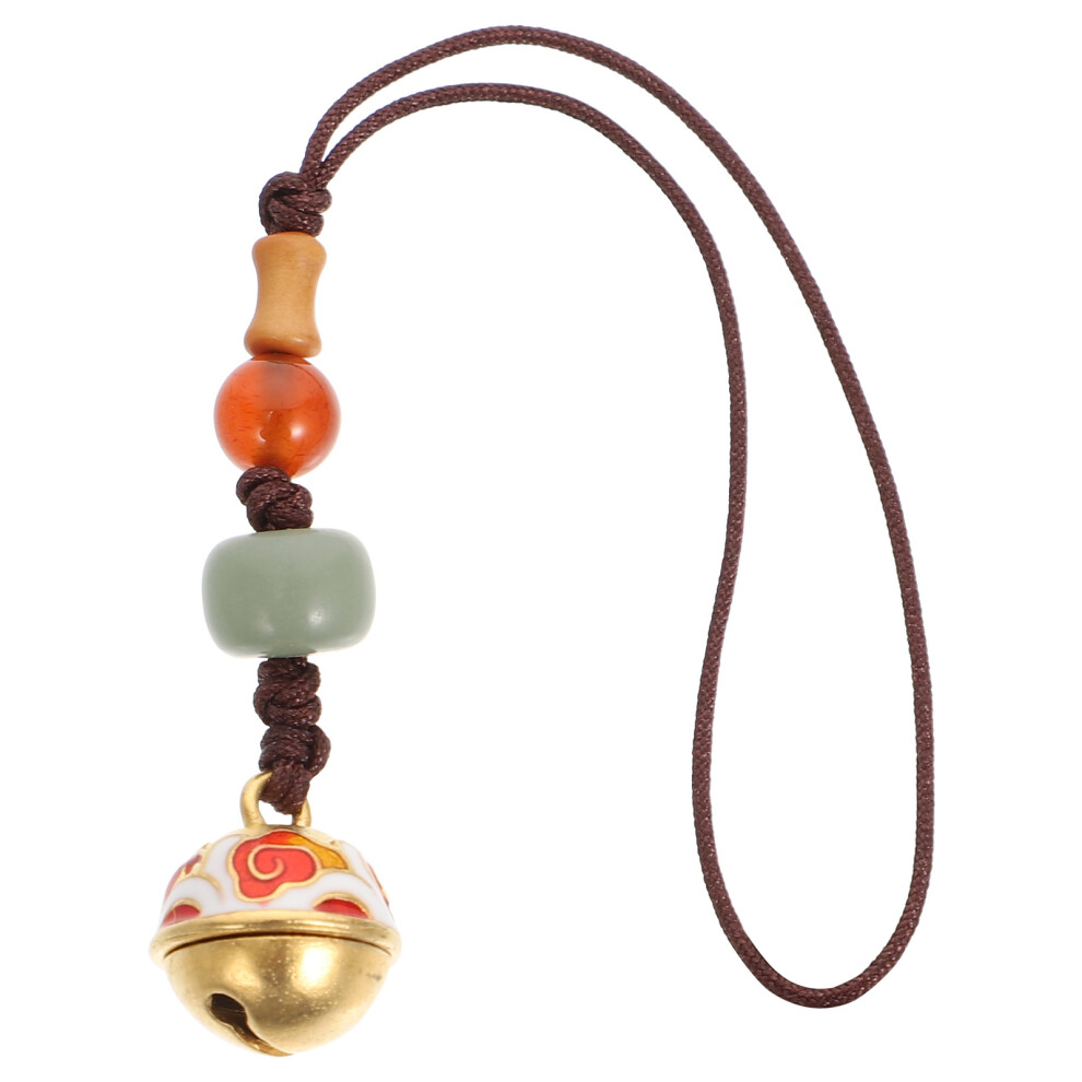 Retro Phone Chain Pendant Brass Key Hanging Diy Multi-Color Charm 392224966065