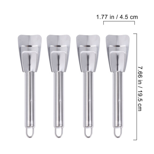 4Pcs Aço Inoxidável Para Degelo E Geladeira 1