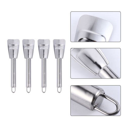 4Pcs Aço Inoxidável Para Degelo E Geladeira 2