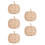 5 Unidades Tabuleiro De Madeira Para Halloween 4