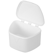 Portátil Para Prótese Dentária Com Tampa De Dobradiça