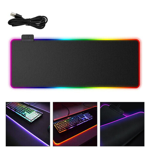 Mouse Pad Led Impermeável Resistente À Sujeira Com Almofada Luminosa 2