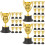 30 Unidades Troféu Miniatura Plástico Para Recompensa 8