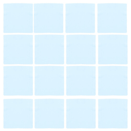 100 Unidades 10X10Cm Panos De Microfibra Para (Azul)