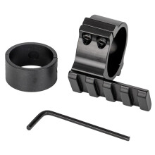 25mm/30mm Optics Scope Ring Tactical Adaptor With Picatinny Rail Mount Aluminum Alloy Tube Clamp 2-Pack