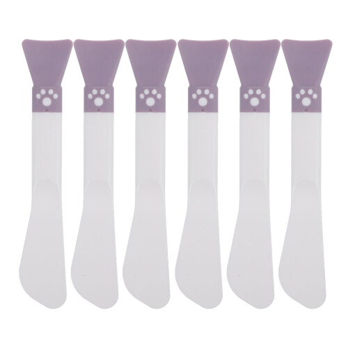 6 Stks Silicone Mudmask Applicator Dubbelzijdige Herbruikbare Spatula 1