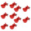 Chicken Drinkers Automatic Refillable Drinking Bowl Red 30 Pcs 8