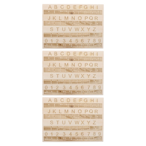 6 Stuks Braille Bord Voor Kinderen 1